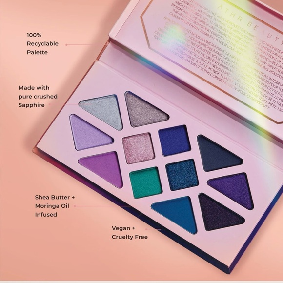 ĀTHR MoonLight Crystal Eyeshadow Palette💜 - Picture 8 of 12